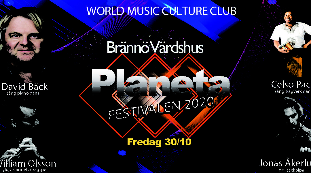 Konsert (streamas): World Music Culture Club – Paco/Olsson/Åkerlund/Bäck