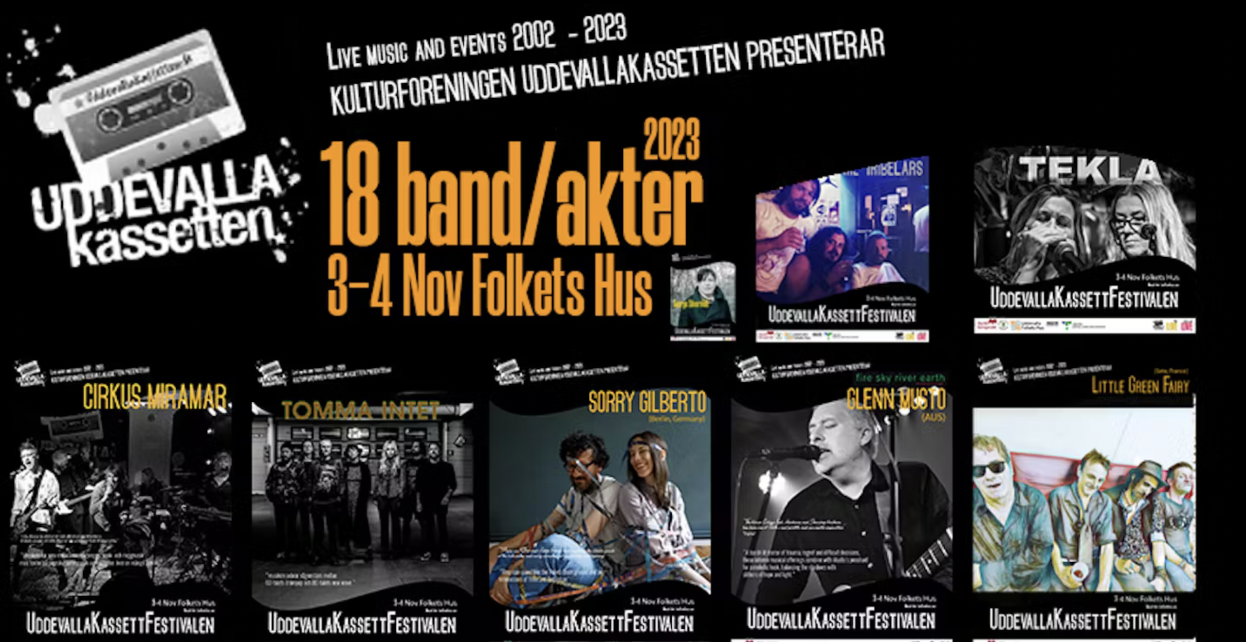 Konsert: UddevallaKassettFestivalen 2023